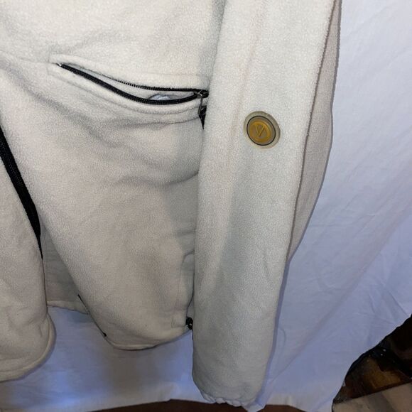 Liquid Snowboarding Men’s Fleece Jacket Size Large Beige Outdoors Athleisure - Picture 7 of 12